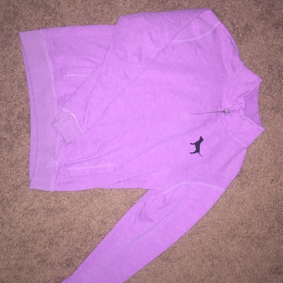 VS Pink quarter zip sweatshirt