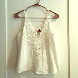 Topshop white tank top!