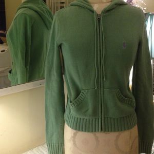 Ralph Lauren Polo Zip-up Hoodie Knit