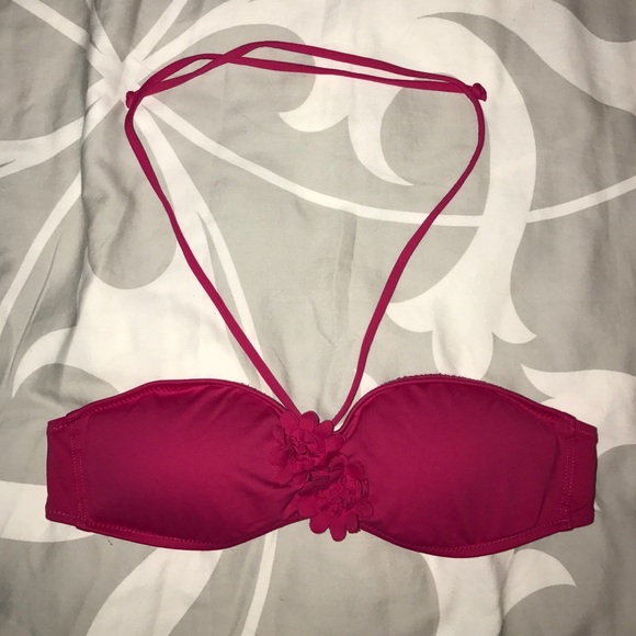 Abercrombie kids maroon bikini top