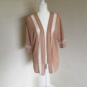 Sheer cardigan