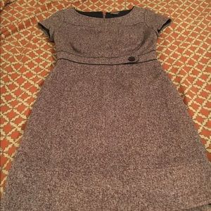 Ann Taylor Purple Wool Dress - Petite