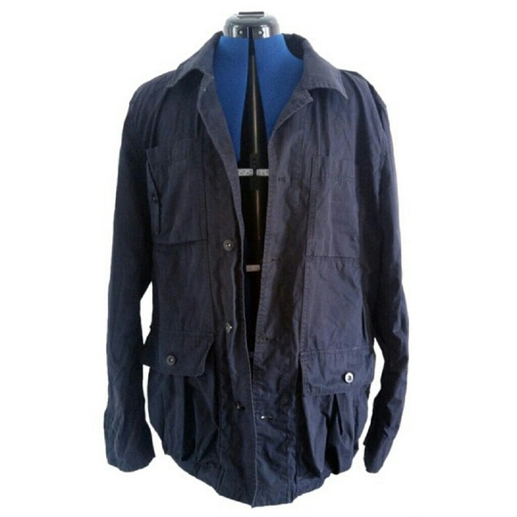 Banana Republic Navy Utility Jacket