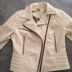 White Leather Jacket