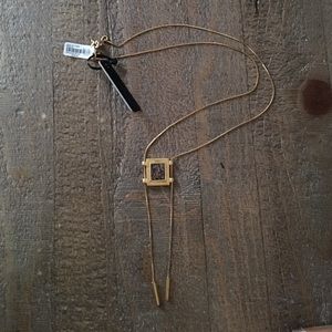Madewell Charmstone Bolo Necklace