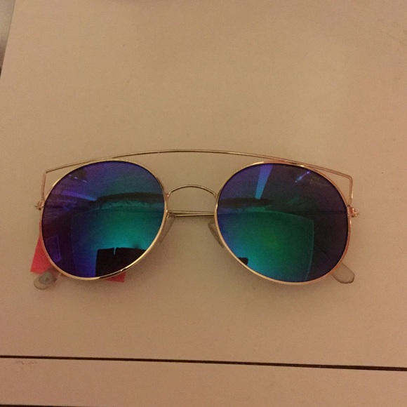 Betsey Johnson Mirrored Sunglasses