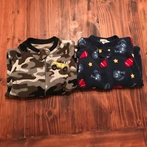 Two carters footie pjs 18 months