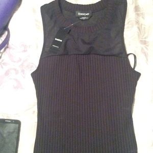 Black Bebe tank top