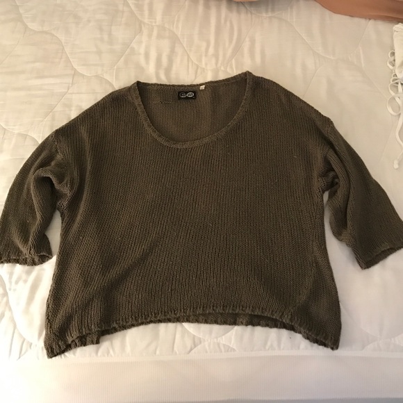 Cheap Monday Army Green Sweater - Picture 1 of 4