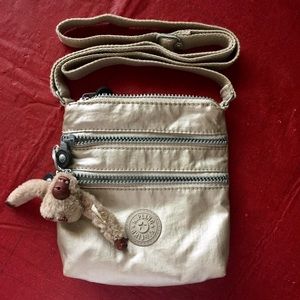 Kipling Gold Crossbody Bag