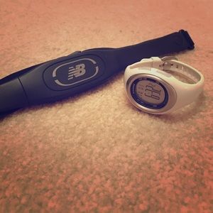 New Balance Heart Rate monitor w/ matching watch.