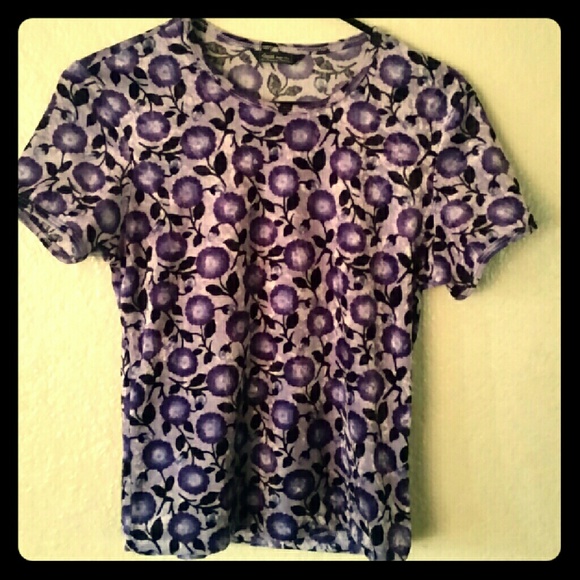 90s light purple velvet shirt size S