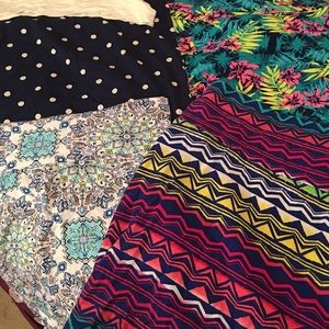 4 bodycon skirts 1 crop top