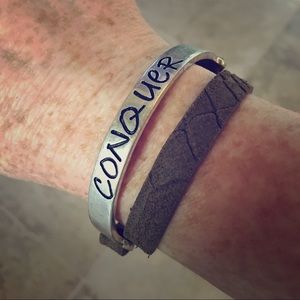 "Conquer" GoodWork(s) Inspirational Bracelet.