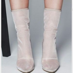 Nude Perpex boots