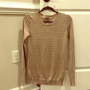 Express Gold Studded Sweater