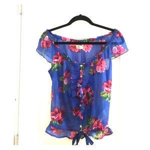 Hollister Tropical Blouse