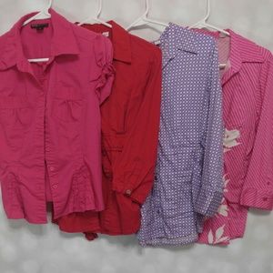 A lot of 4 button up shirts
