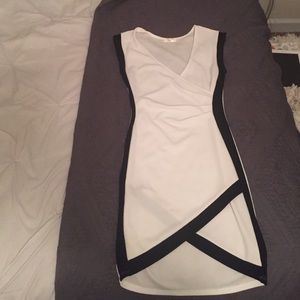 Black and white dress