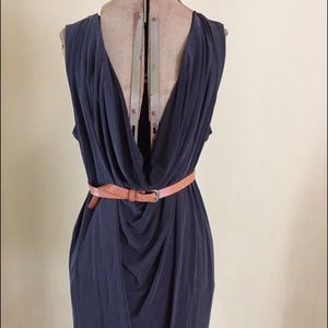 Free People Drape Front Mini Dress