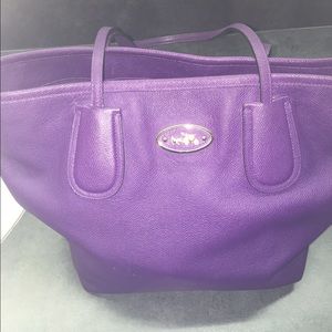 Purple Coach Purse