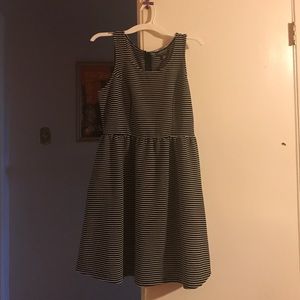 Black and white dress