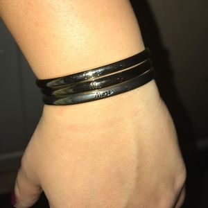 Victoria's Secret 3 gold bangles & loveme perfume