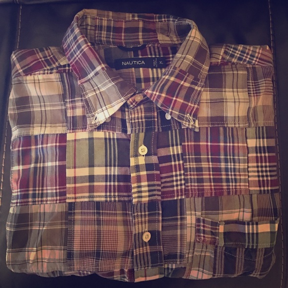 Nautica Other - Nautica Patchwork Short Sleeve Shirt Size XL