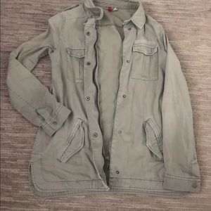 Army Green Canvas Jacket