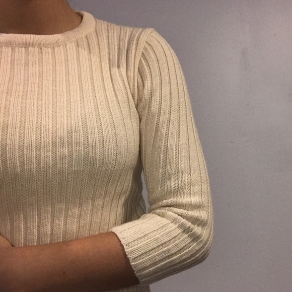 Diesel Beige Wool Blend Sweater
