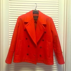 J Crew Wool Coat Women Size 0P