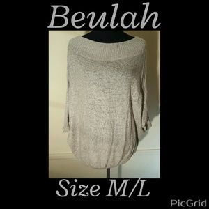 Sz M/L Beulah Fuzzy Sweater