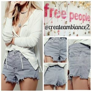 🔥27,28,30🔥Free People Cutoff Jean Shorts