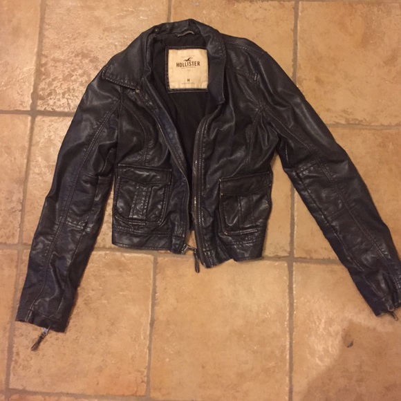 Hollister Leather Jacket