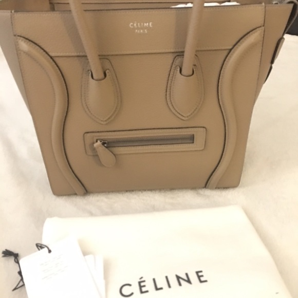 🚫Sold🚫 Celine Drummed Calfskin Micro Luggage - Picture 2 of 4