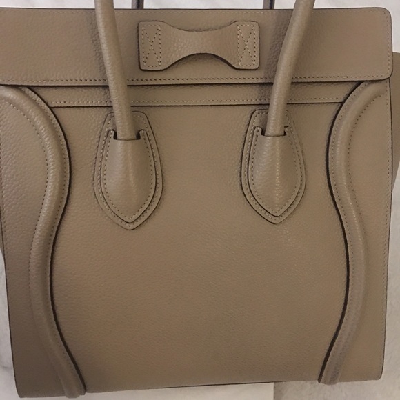 🚫Sold🚫 Celine Drummed Calfskin Micro Luggage - Picture 3 of 4