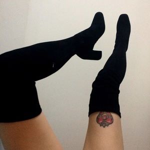 Jeffrey Campbell Suede over knee boots