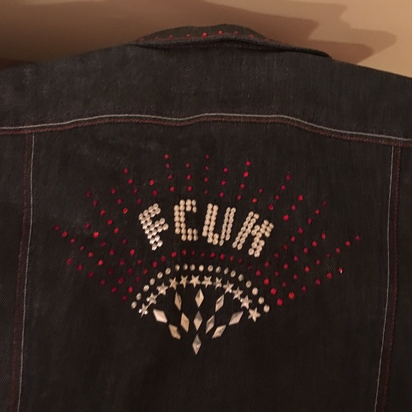3/$59 Fun FCUK denim jacket