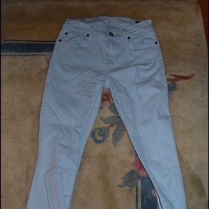 7 for all Mankind high rise light blue jeans