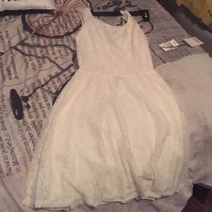 White floral sundress