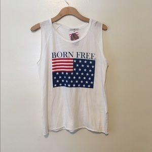 NWT Born Free Graphic Tank Top