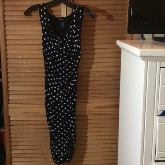 Cute Midi Polka Dot Dress