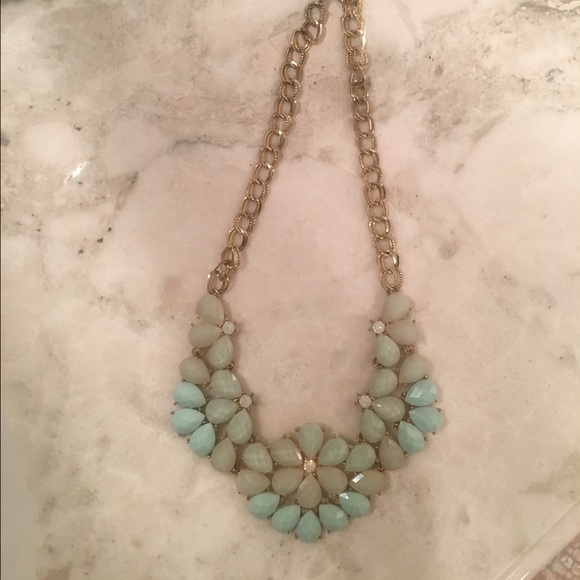 Chunky blue necklace