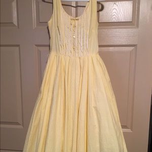 Vintage yellow dress