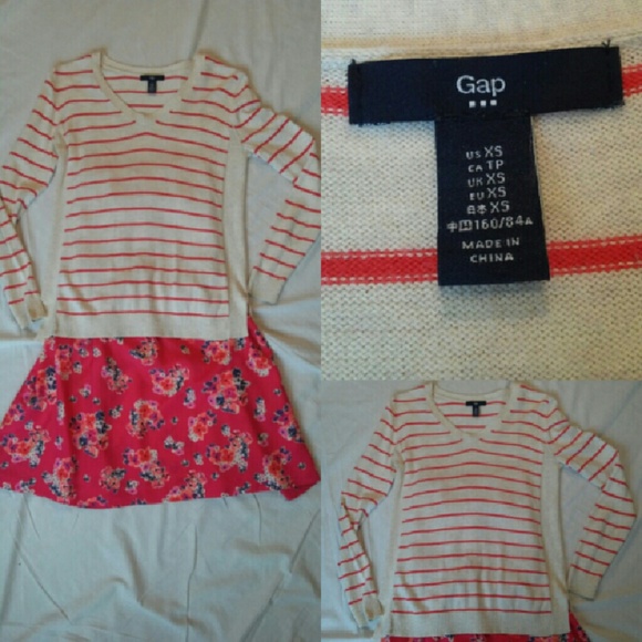 Gap Striped V-Neck Sweater - Picture 4 of 4