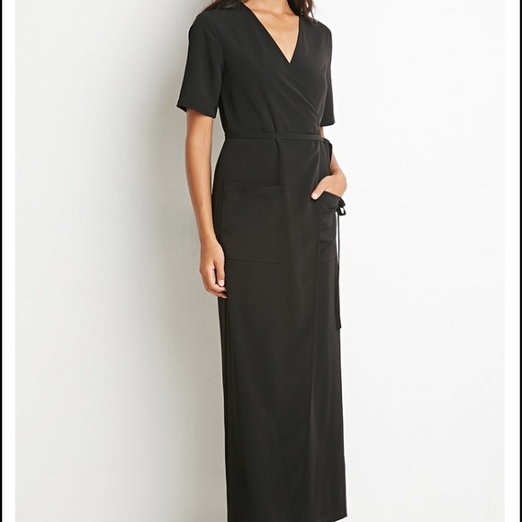Maxi wrap dress