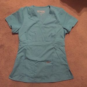Barco Greys Anatomy Teal "Legend" Scrub Top