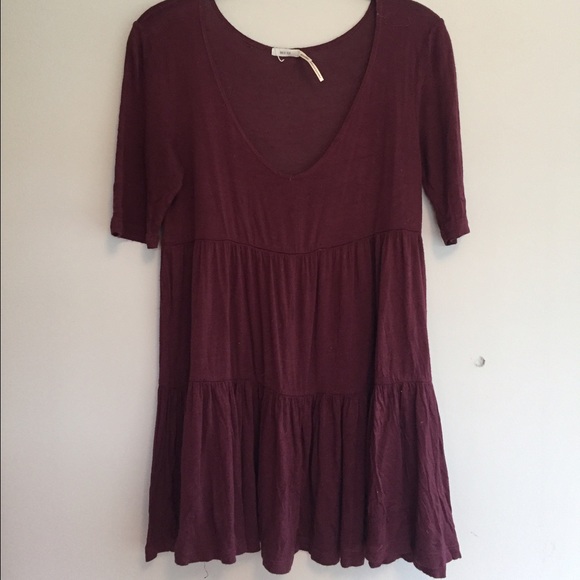 Urban outfitters kimchi blue maroon dress