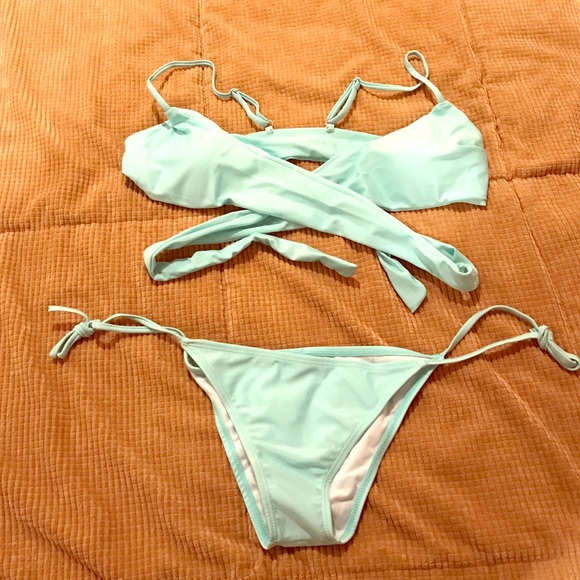 Turquoise bikini