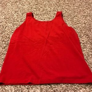 ❤Red Tank with Built in bra❤